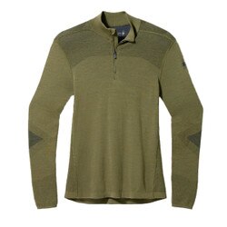 Smartwool Intraknit Merino 200 1/4 Zip Top Men's in Winter Moss